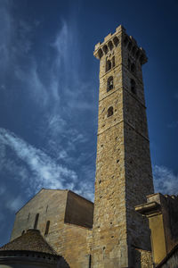 Low angle view of historical building against sky