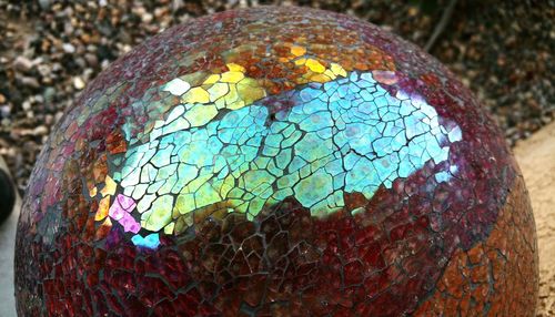 Close-up of multi colored pebbles