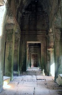 Corridor of historic building