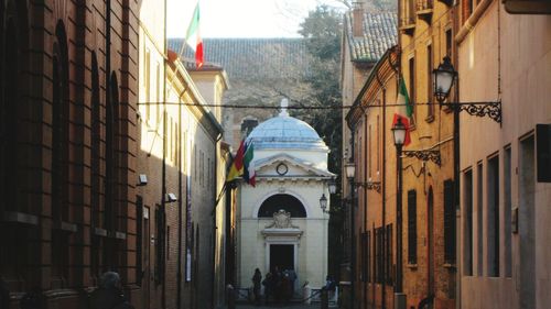 Street amidst buildings in city