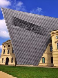 Low angle view of building against sky