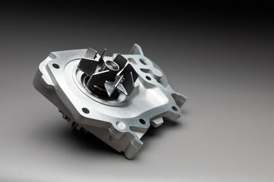 Close-up of machine part