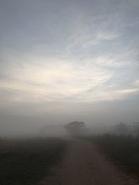 Scenic view of landscape against sky