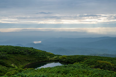 Scenic view of landscape against sky