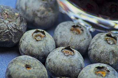 Full frame shot of blueberries