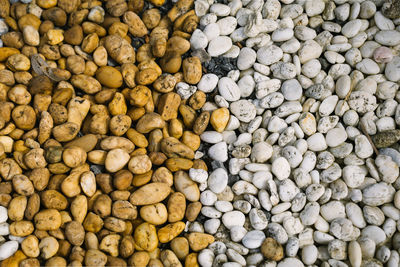 Full frame shot of pebbles