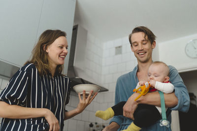 Parents with baby