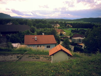 Scenic view of landscape against sky