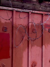 Close-up of weathered wall