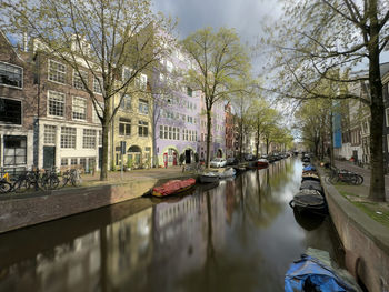 Boats in canal