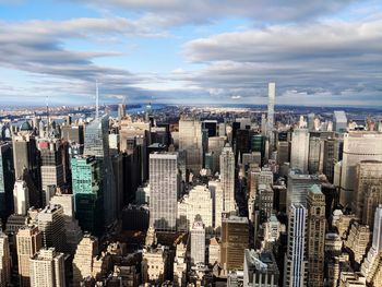 Aerial view of a city