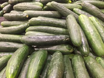 Full frame shot of vegetables at market stall