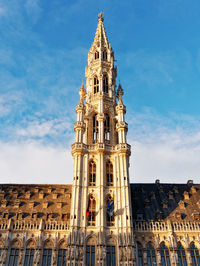 Low angle view of building against sky