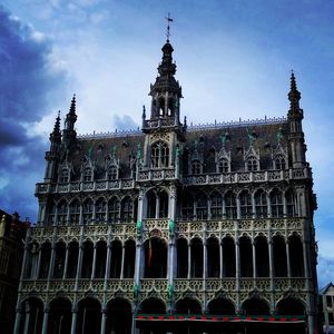 Low angle view of historical building