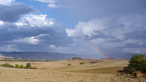 Panoramic view of landscape against sky