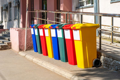 Multi colored street