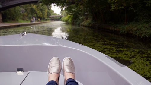 Low section of man in water