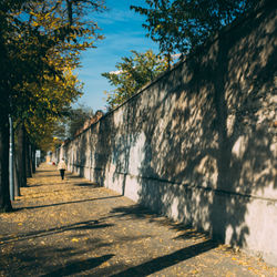 People walking on footpath