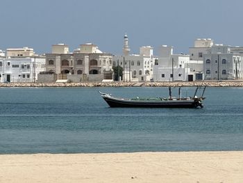 Boats in sea