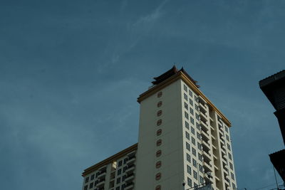 Low angle view of building against sky