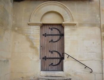 Close-up of door