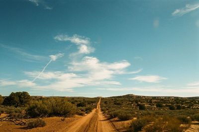 Road passing through landscape