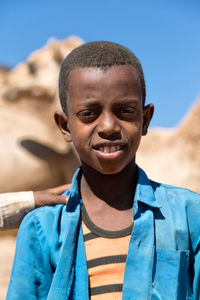 Portrait of smiling boy