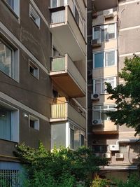 Low angle view of residential building