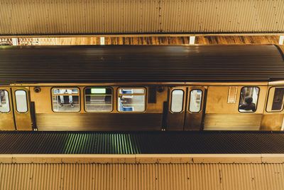 Train at railroad station