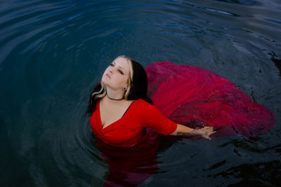 Photos of women in the water