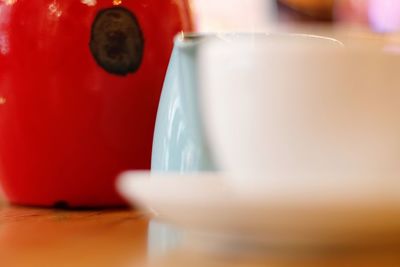 Close-up of drink on table