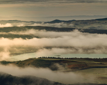 Mists over the zolina raft