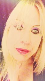 Close-up portrait of young woman