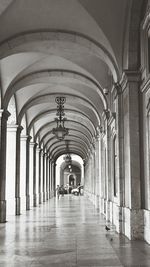 Archway in corridor