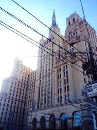 Low angle view of building against sky