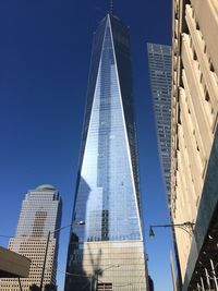 Low angle view of modern building