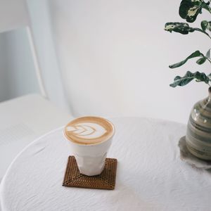 Close-up of coffee on table