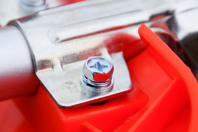 High angle view of cigarette in container