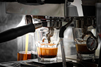 Close-up of coffee cups