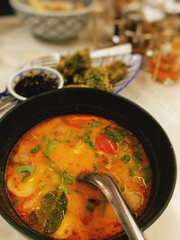 Close-up of food in bowl