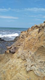 Cliff on the beach