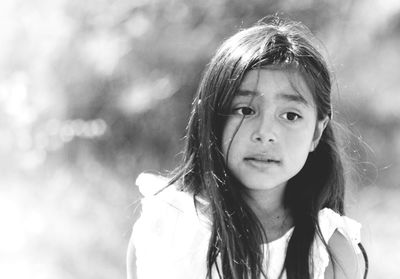 Close-up portrait of girl