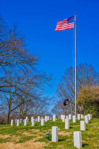 Built structure against sky at cemetery