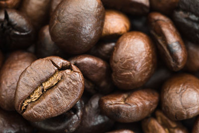 Full frame shot of coffee beans