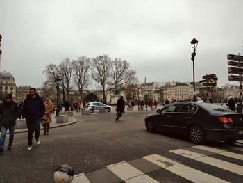 View of city street