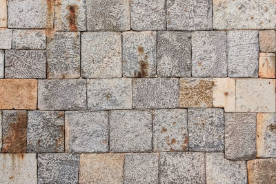 Full frame shot of stone wall