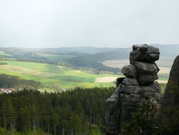 Scenic view of landscape against sky