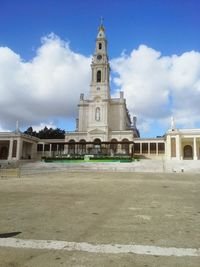 View of church against blue sky