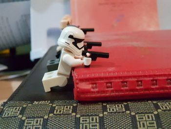 Close-up of stuffed toy on table