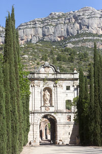 View of historic building against sky